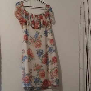 Off the shoulder dress